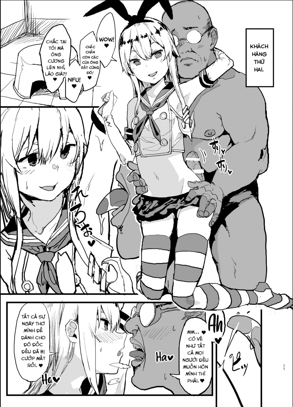 Hình ảnh 1606219110590_0 trong A Book Where Shimakaze Has Passionate Netorase Sex With A Large Number Of Men - One Shot - Hentaimanhwa.net