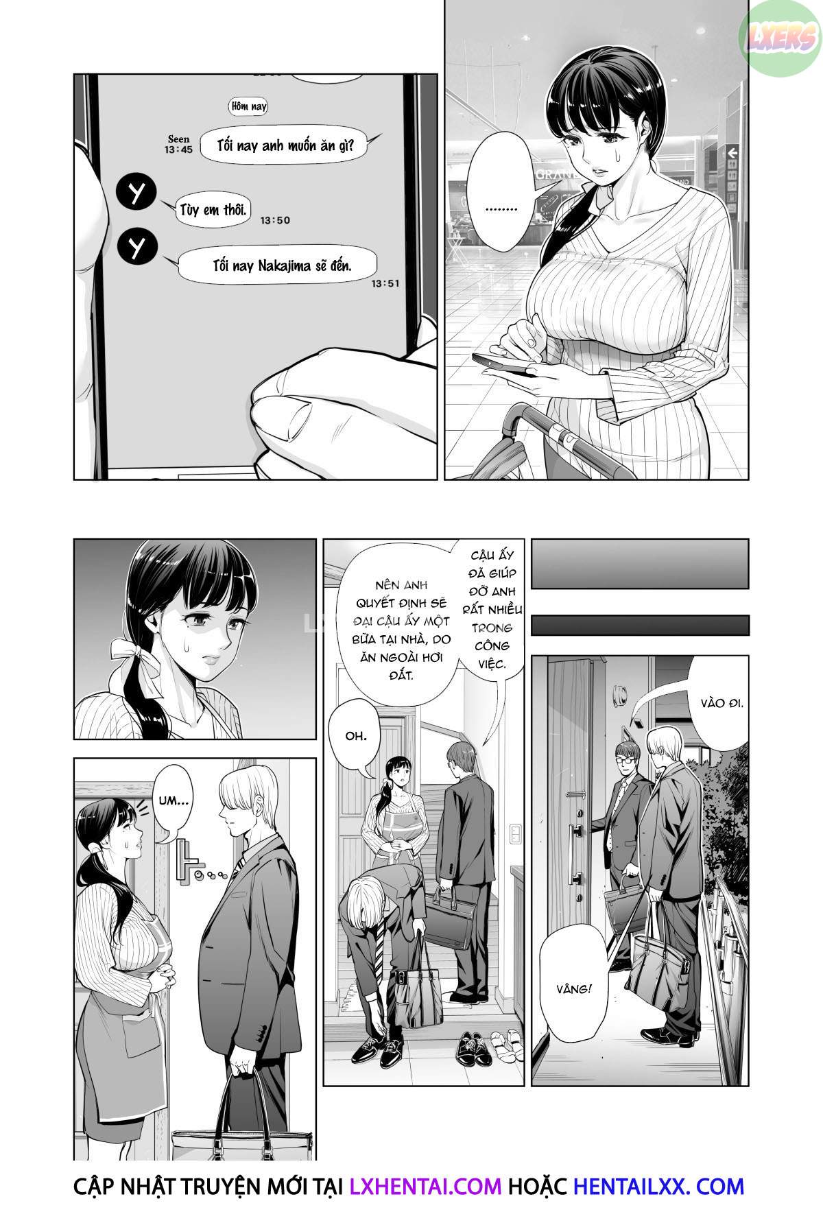 Xem ảnh 23 trong truyện hentai (NTR) Bà Vợ Nội Trợ Bị Đồng Nghiệp Hiếp Dâm Khi Chồng Say Rượu - Chapter 1 - truyenhentai18.pro