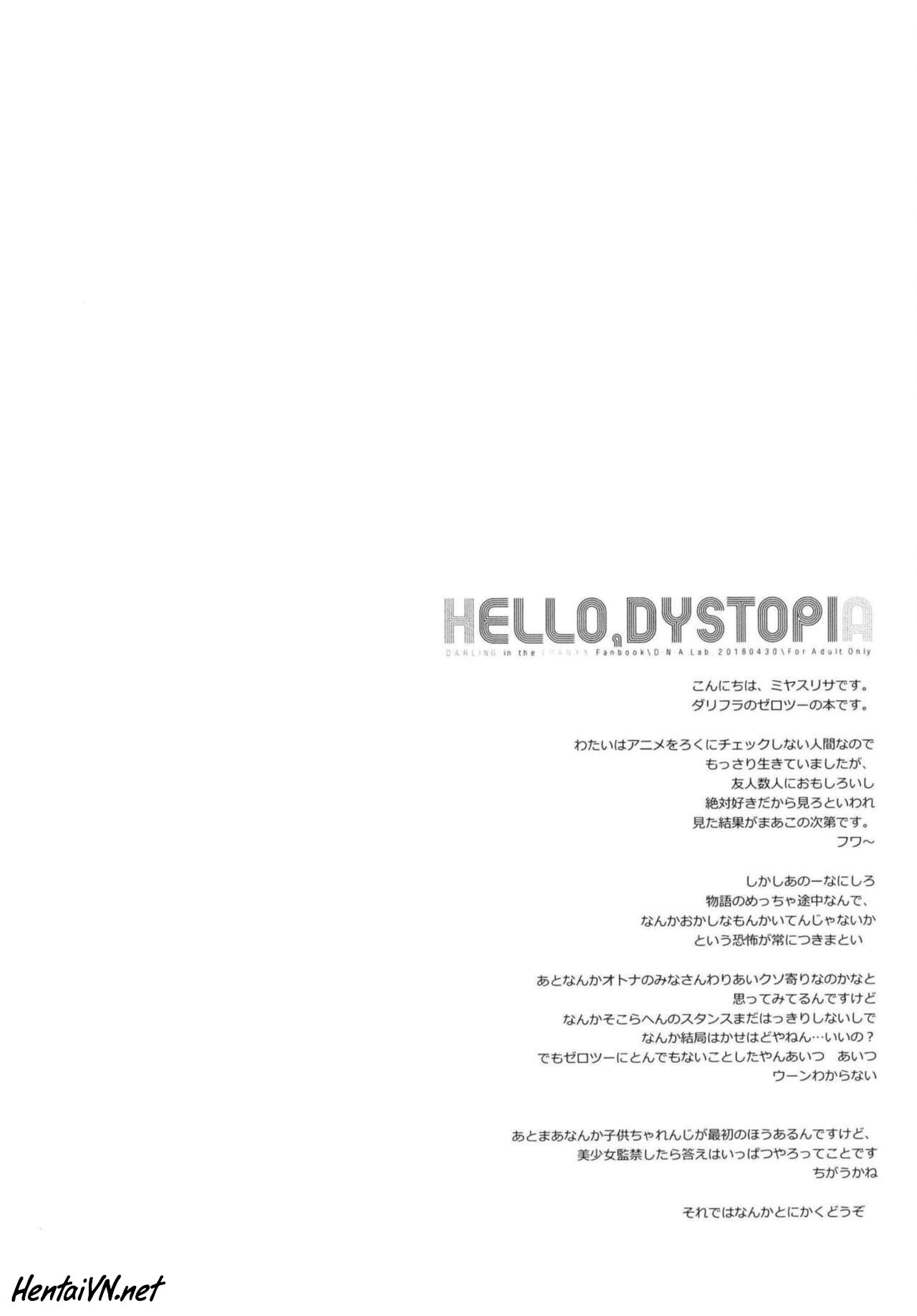 Xem ảnh 1603980050295_0 trong truyện hentai Hello, Dystopia - One Shot - Truyenhentai18.net