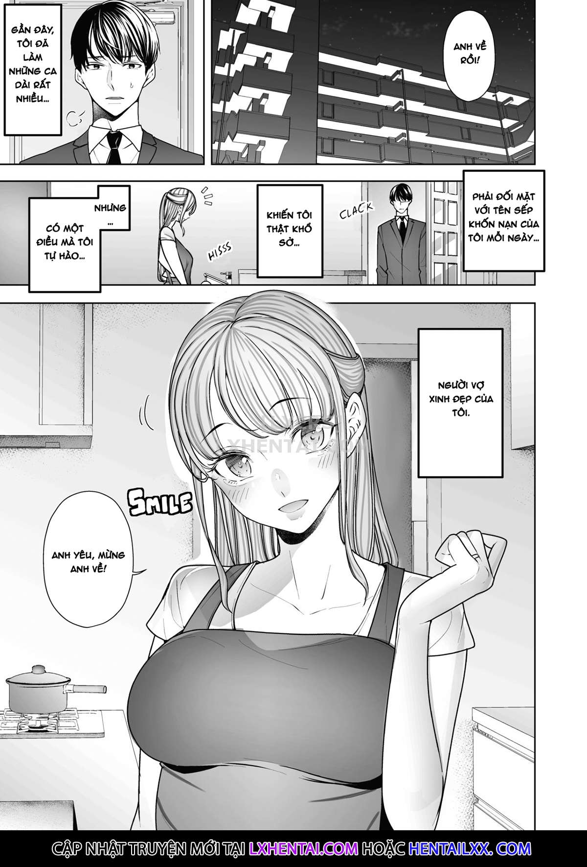 Hình ảnh 1612801369911_0 trong I Kept Watching While a Man Made My Wife Cum Over and Over - Chapter 1 - Hentaimanhwa.net