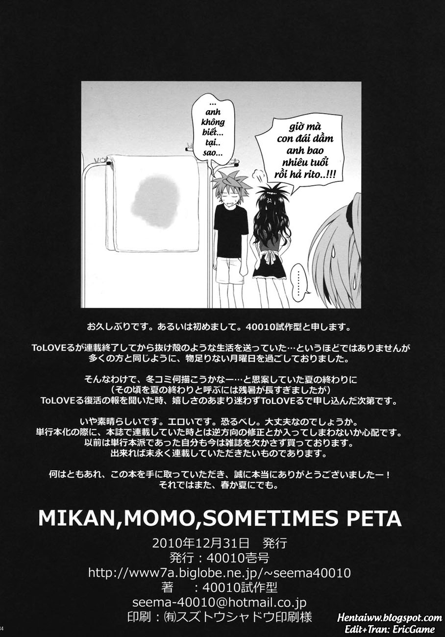 Xem ảnh 1607788930564_0 trong truyện hentai Mikan, Momo, Sometimes Peta - One Shot - truyenhentai18.pro