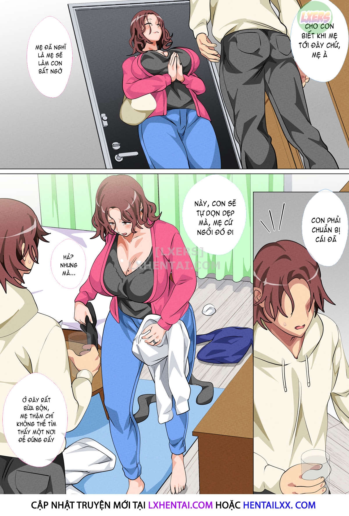 Hình ảnh 163578001221_0 trong Mother Visiting Her Son In Tokyo - Chapter 1 - Hentaimanhwa.net