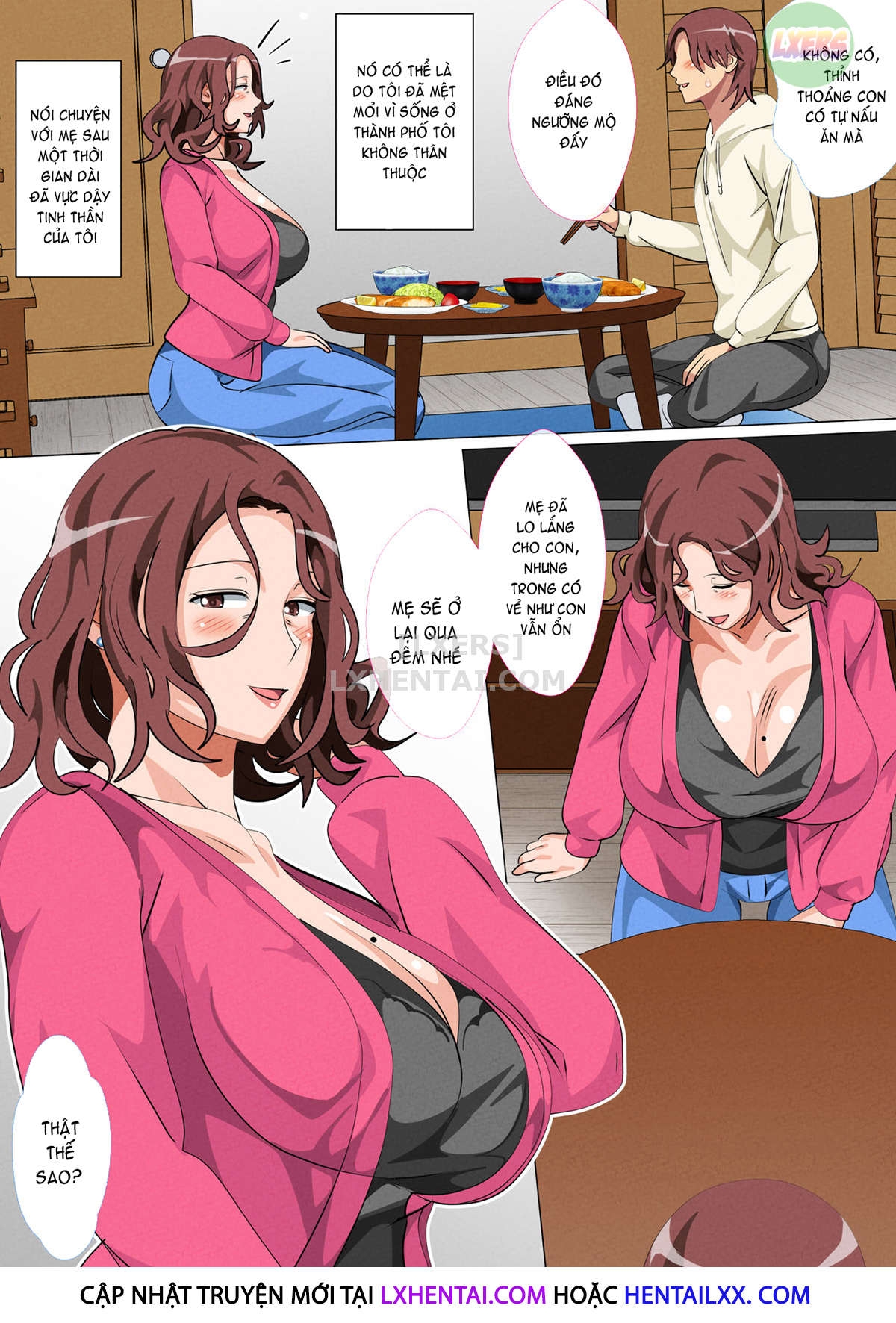 Hình ảnh 1635780015353_0 trong Mother Visiting Her Son In Tokyo - Chapter 1 - Hentaimanhwa.net