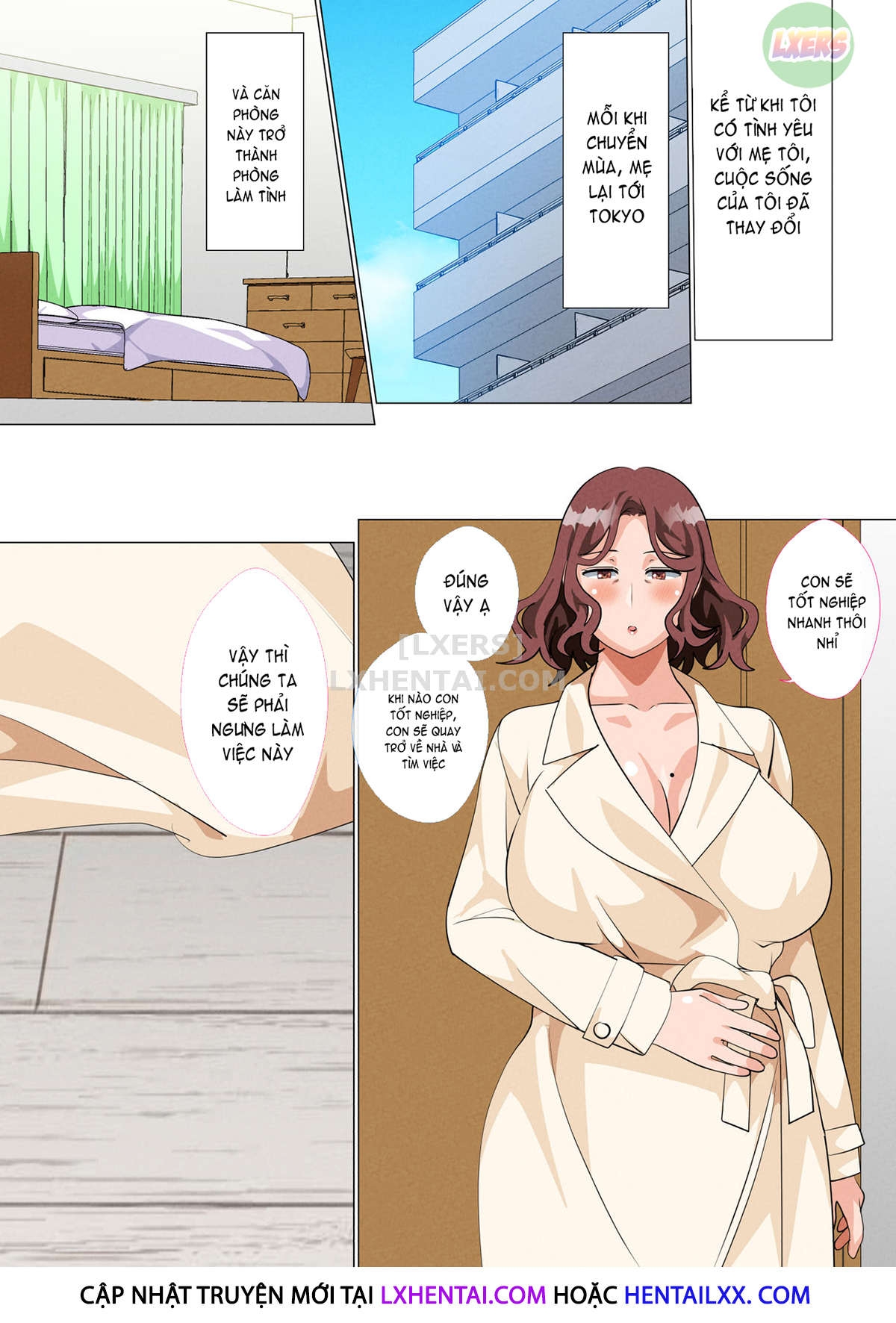 Hình ảnh 1635780089738_0 trong Mother Visiting Her Son In Tokyo - Chapter 2 END - Hentaimanhwa.net