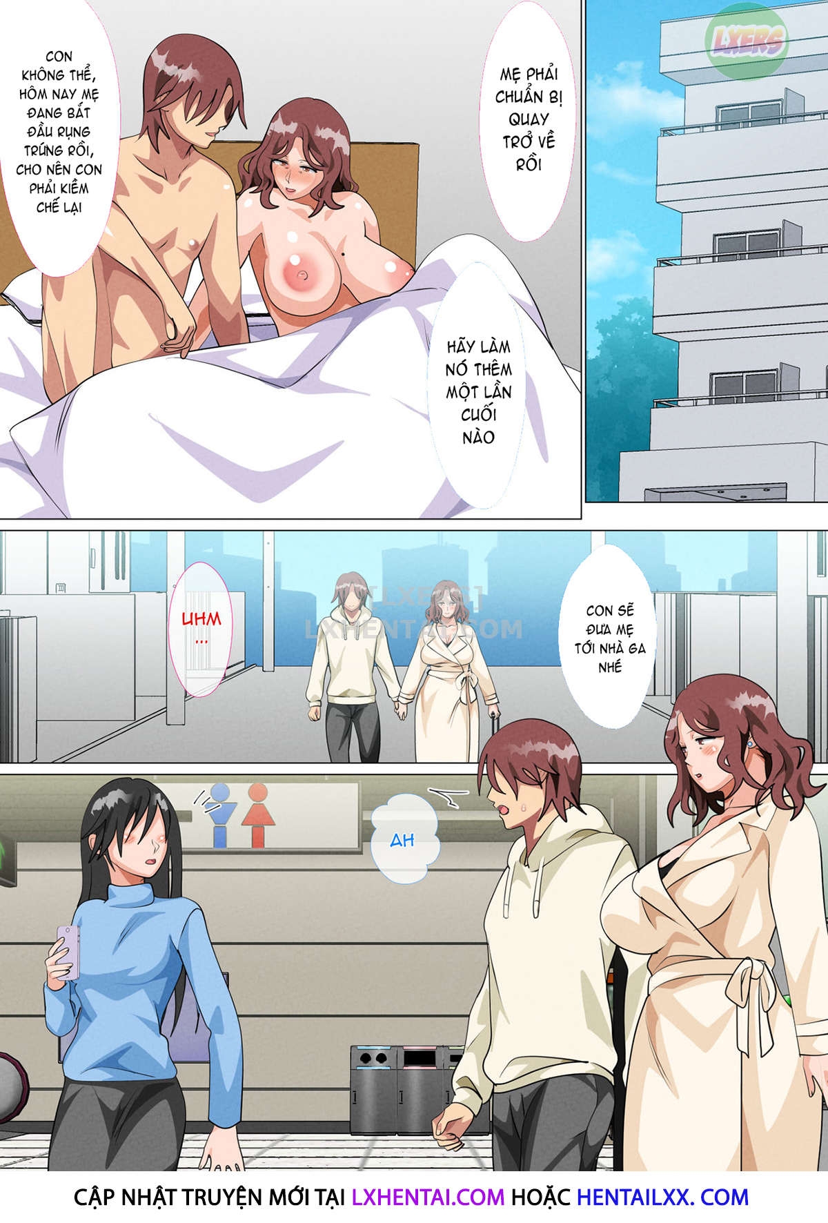 Hình ảnh 1635780097673_0 trong Mother Visiting Her Son In Tokyo - Chapter 2 END - Hentaimanhwa.net