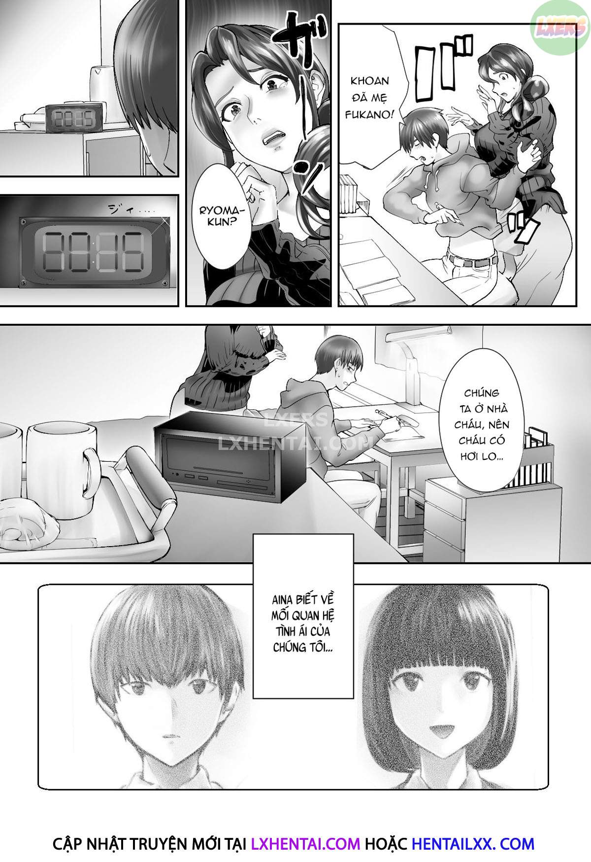 Xem ảnh 9 trong truyện hentai My Childhood Friend Is Doing It With My Mom - Chapter 4 - truyenhentai18.pro