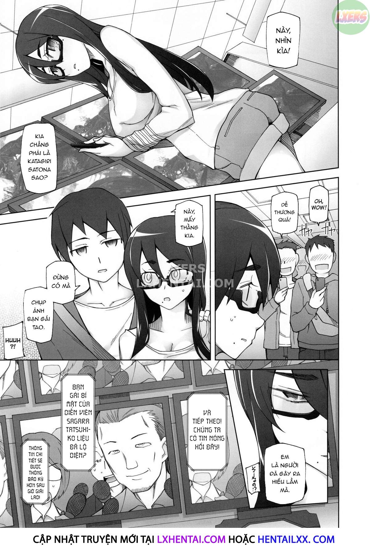 Xem ảnh 33 trong truyện hentai My Famous Girlfriend... Is An AV Pornstar Behind My Back: SatomixSatona The Sequel - Chapter 3 - truyenhentai18.pro