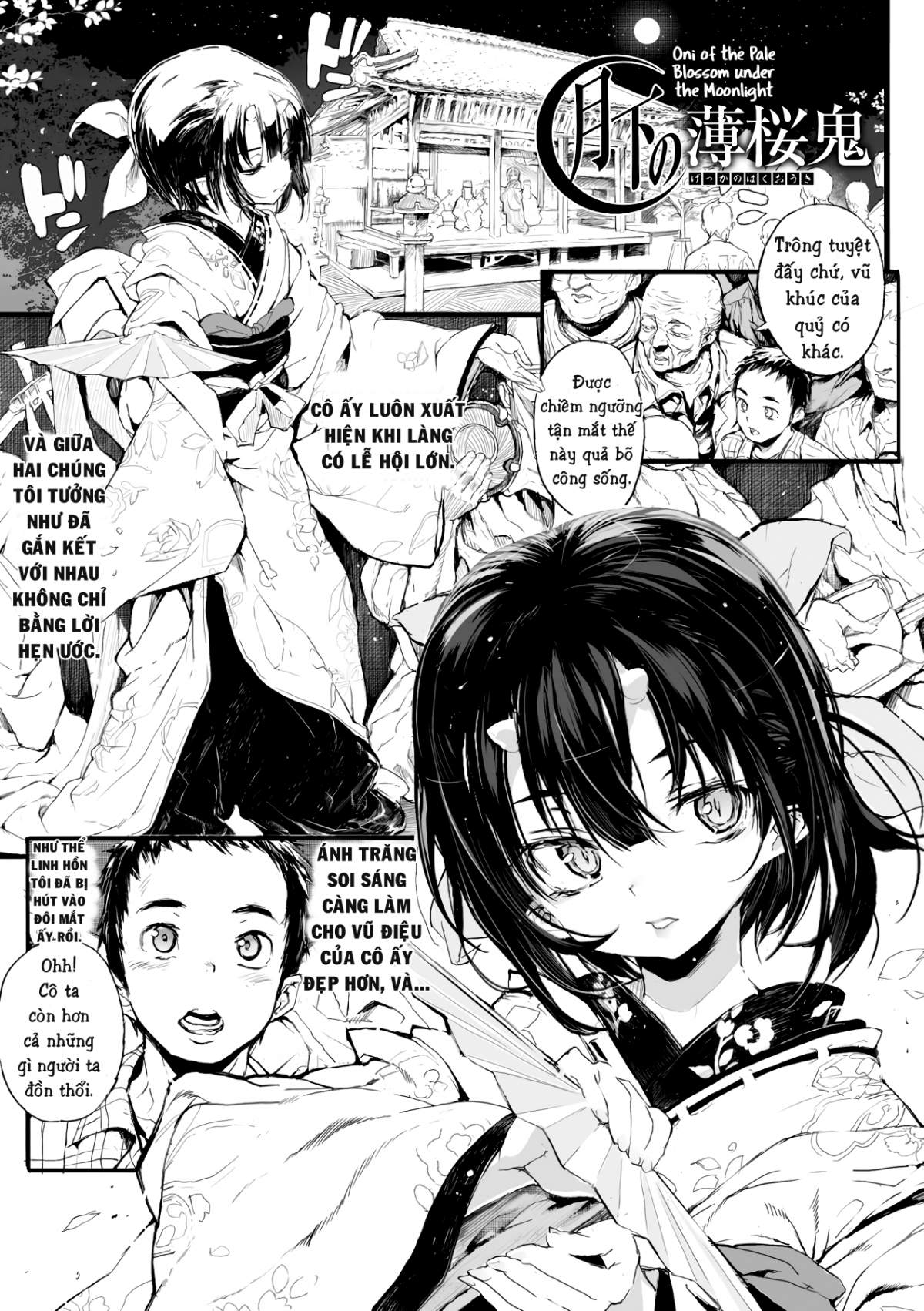 Hình ảnh 1605263151343_0 trong Oni Of The Pale Blossom Under The Moonlight - One Shot - Hentaimanhwa.net