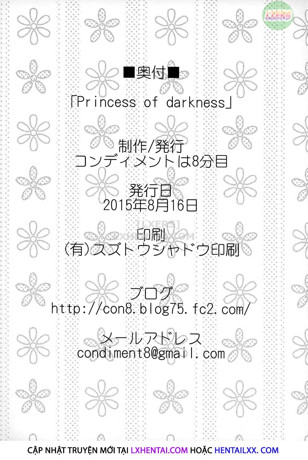 Xem ảnh 1643650400755_0 trong truyện hentai Princess Of Darkness - One Shot - Truyenhentai18.net
