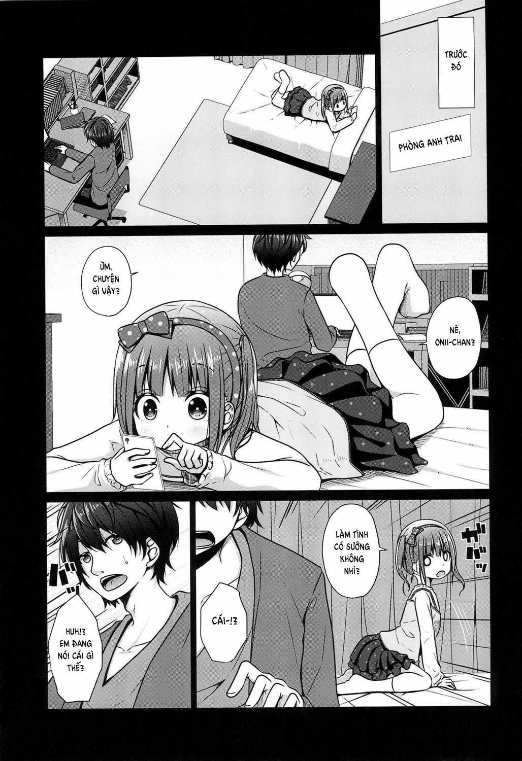 Hình ảnh 1608688544181_0 trong Since Big Brother Is A Lolicon His Little Sister Decided To Seize His Virginity - One Shot - Hentaimanhwa.net