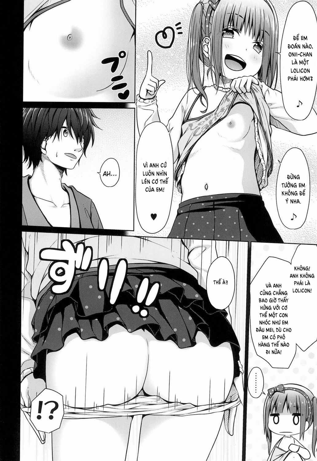 Hình ảnh 1608688546295_0 trong Since Big Brother Is A Lolicon His Little Sister Decided To Seize His Virginity - One Shot - Hentaimanhwa.net
