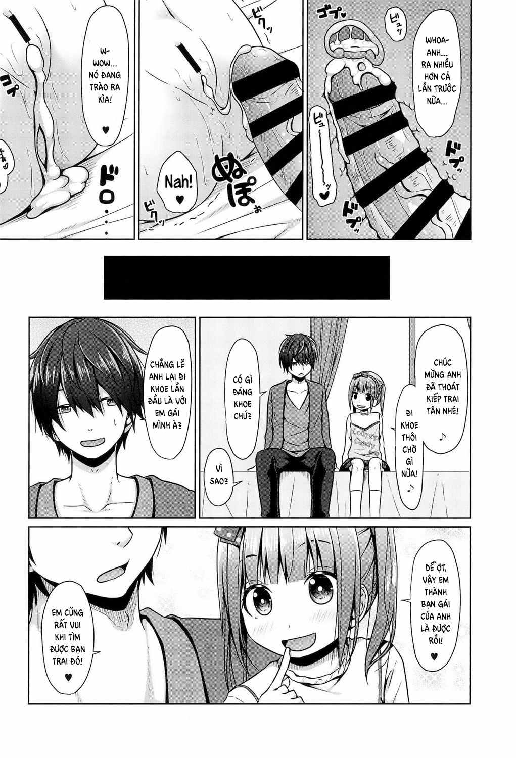 Hình ảnh 1608688559278_0 trong Since Big Brother Is A Lolicon His Little Sister Decided To Seize His Virginity - One Shot - Hentaimanhwa.net