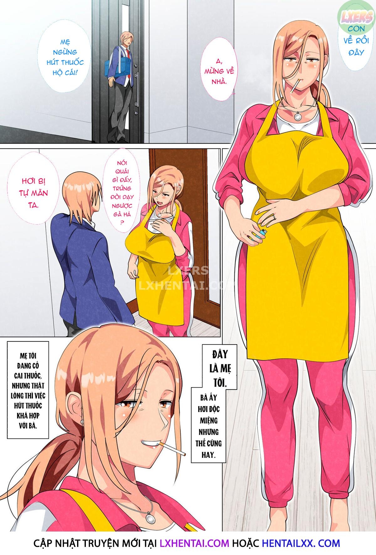 Xem ảnh 1651233106281_0 trong truyện hentai Son Found His Former Delinquent Mother's Weakness - Chapter 3 - truyenhentai18.pro