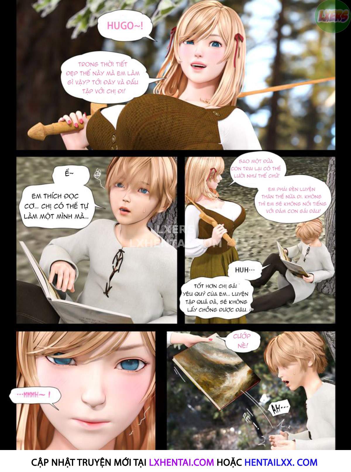 Hình ảnh 4 trong The Rose Fall Into Darkness - Chapter 2 - Hentaimanhwa.net