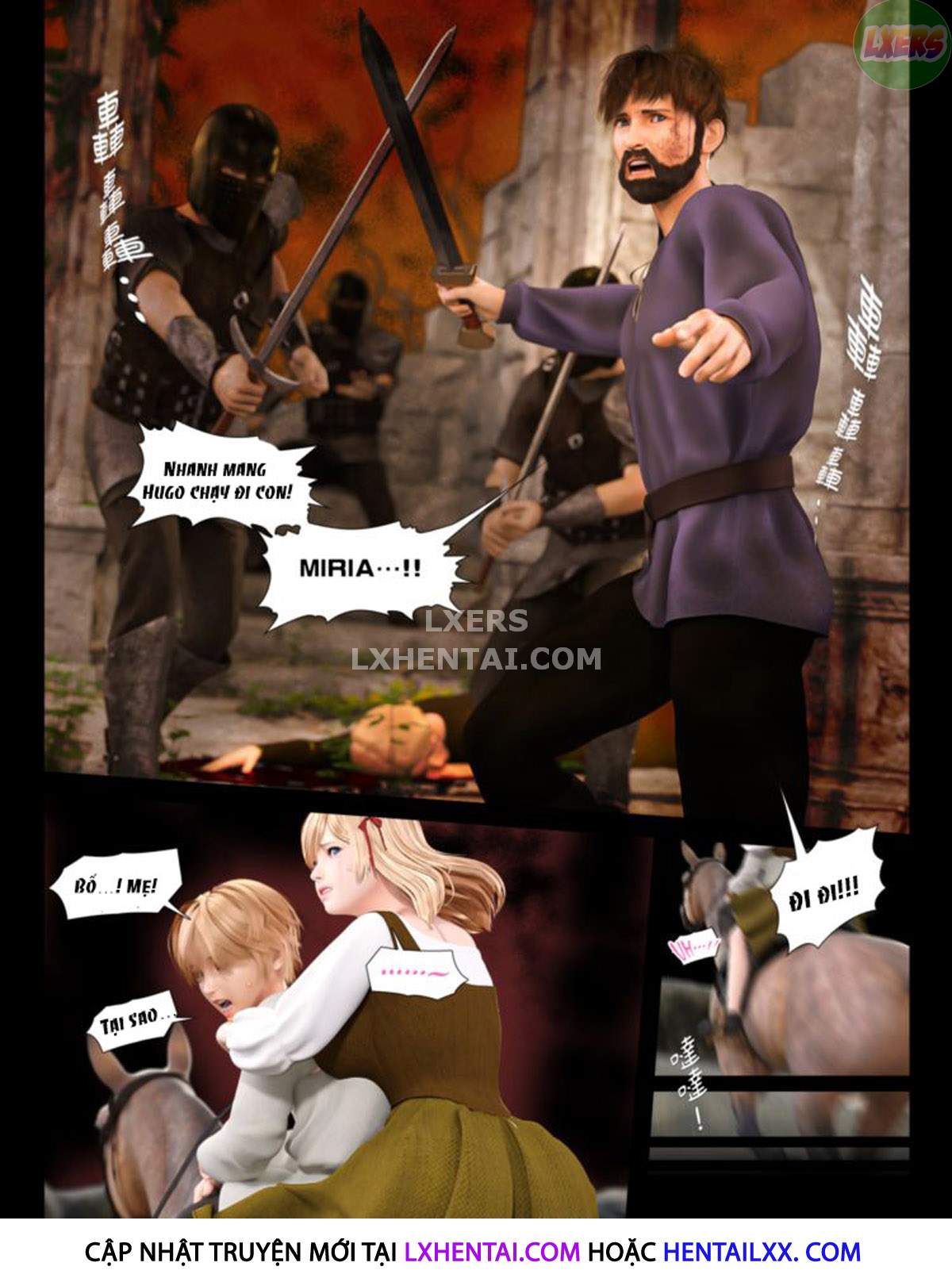 Hình ảnh 6 trong The Rose Fall Into Darkness - Chapter 2 - Hentaimanhwa.net