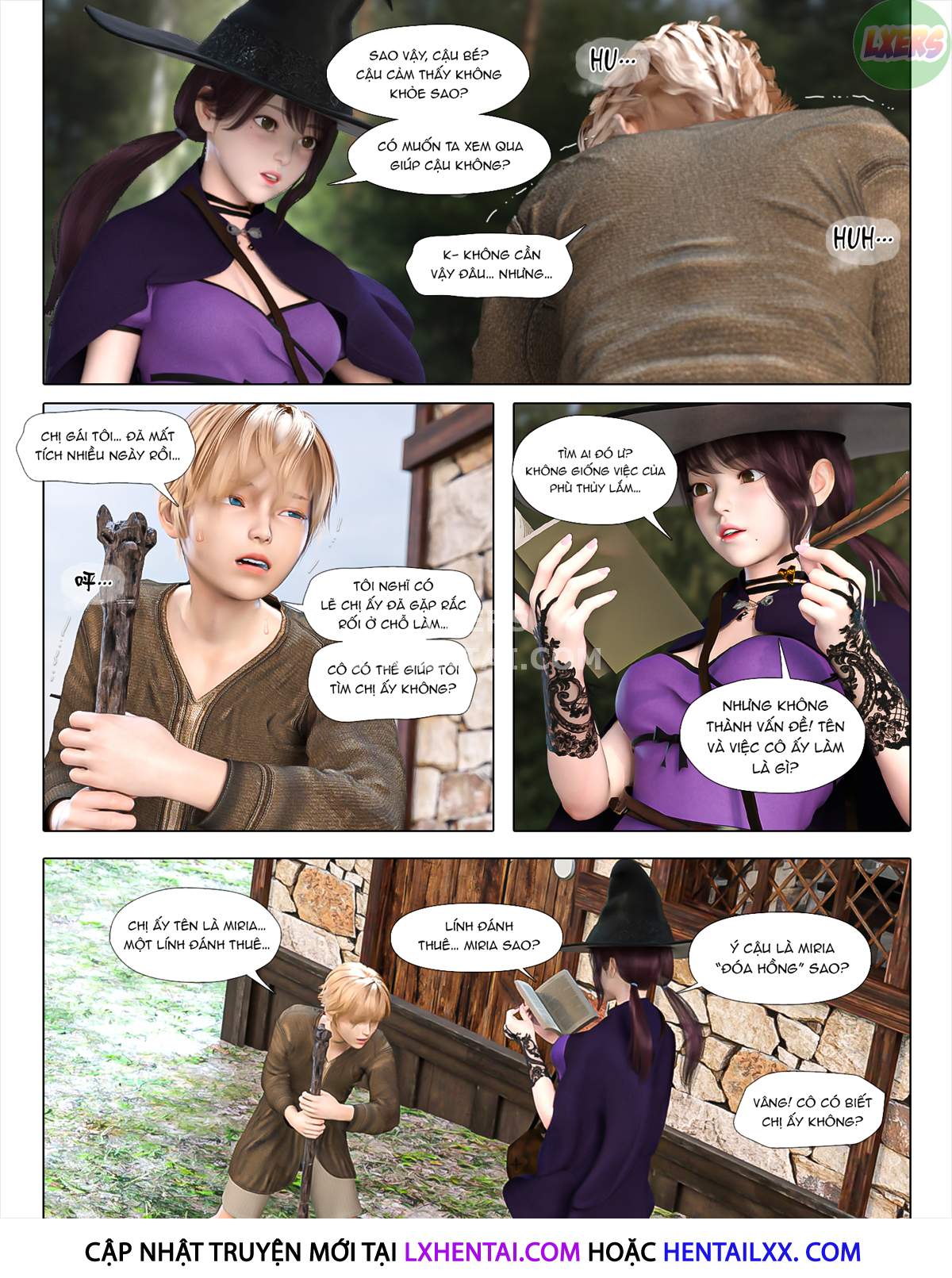 Hình ảnh 5 trong The Rose Fall Into Darkness - Chapter 3 - Hentaimanhwa.net