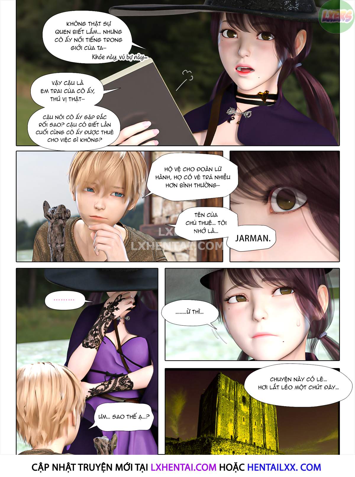 Hình ảnh 6 trong The Rose Fall Into Darkness - Chapter 3 - Hentaimanhwa.net
