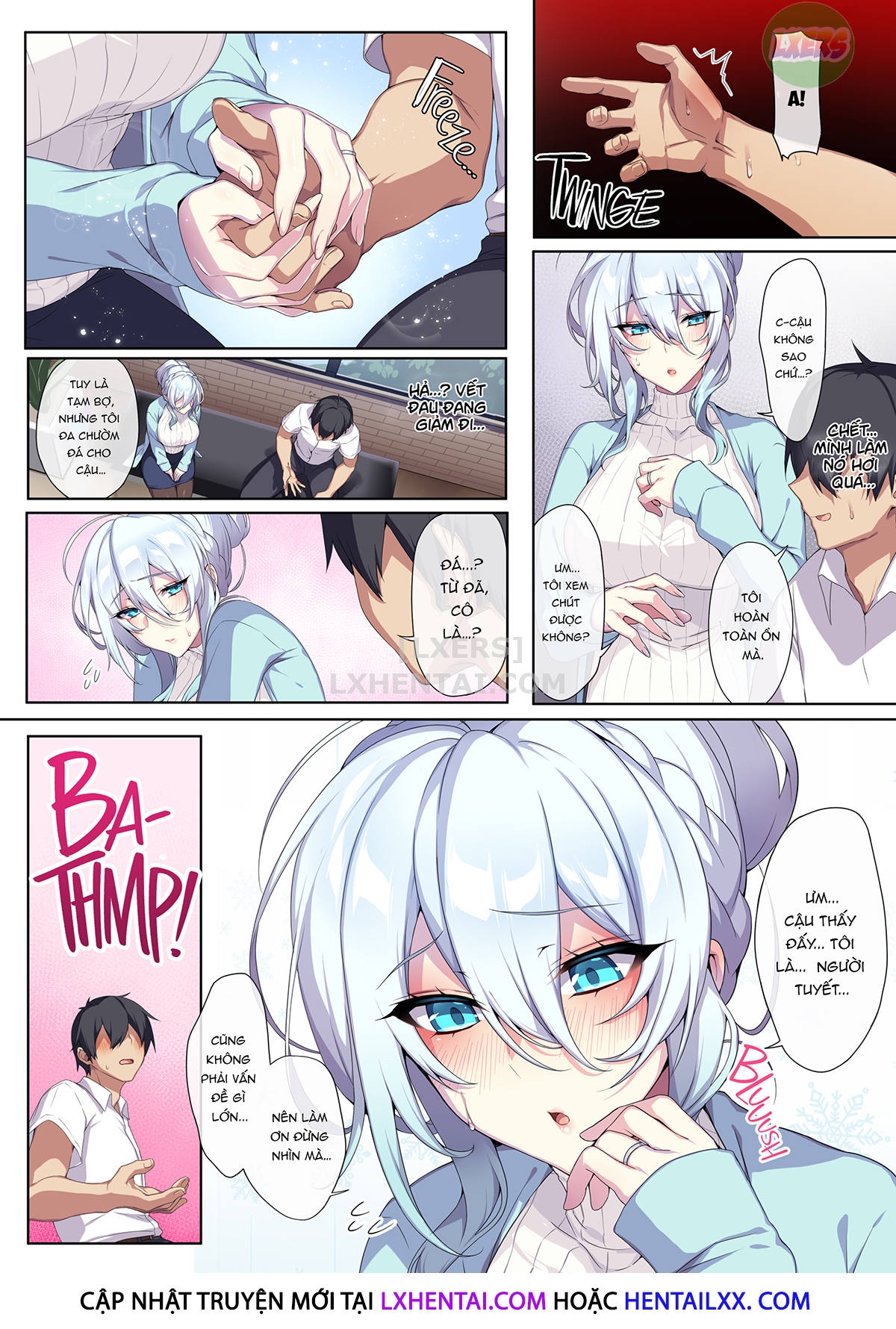 Hình ảnh 1642647025778_0 trong The Shy Snow Woman and the Cursed Ring - One Shot - Hentaimanhwa.net