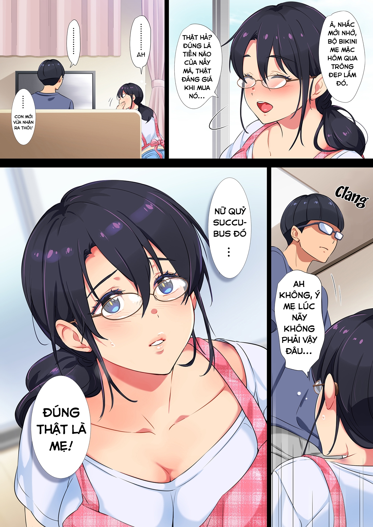 Hình ảnh 1623948677620_0 trong When I Summoned A Succubus, My Mother Showed Up! - Chapter 4 - Hentaimanhwa.net