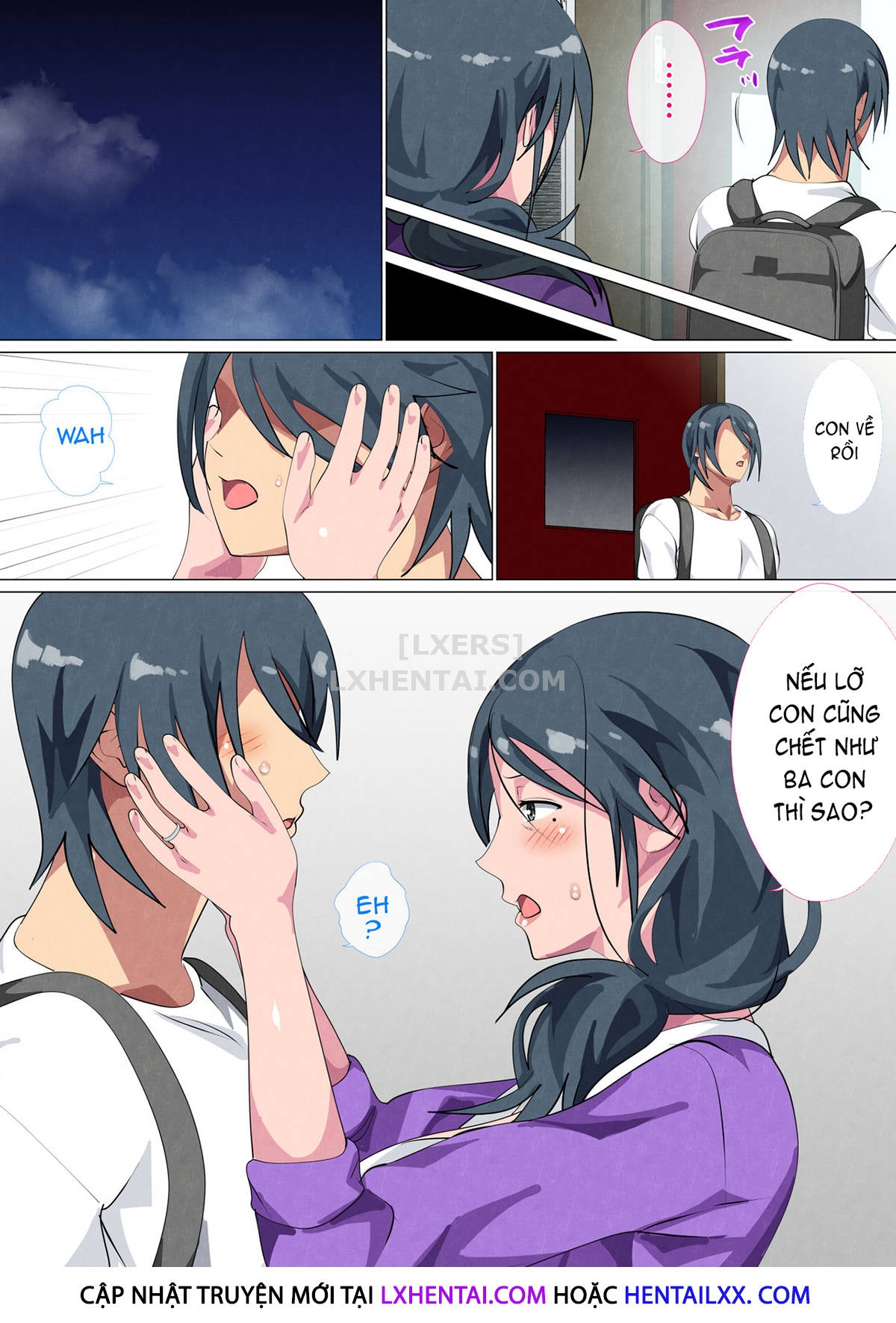 Hình ảnh 1618036423531_0 trong Widowed Mother Sayoko ~Record Of A Copulation Of A Mother And Son Living In A Small Room - Chapter 1 - Hentaimanhwa.net