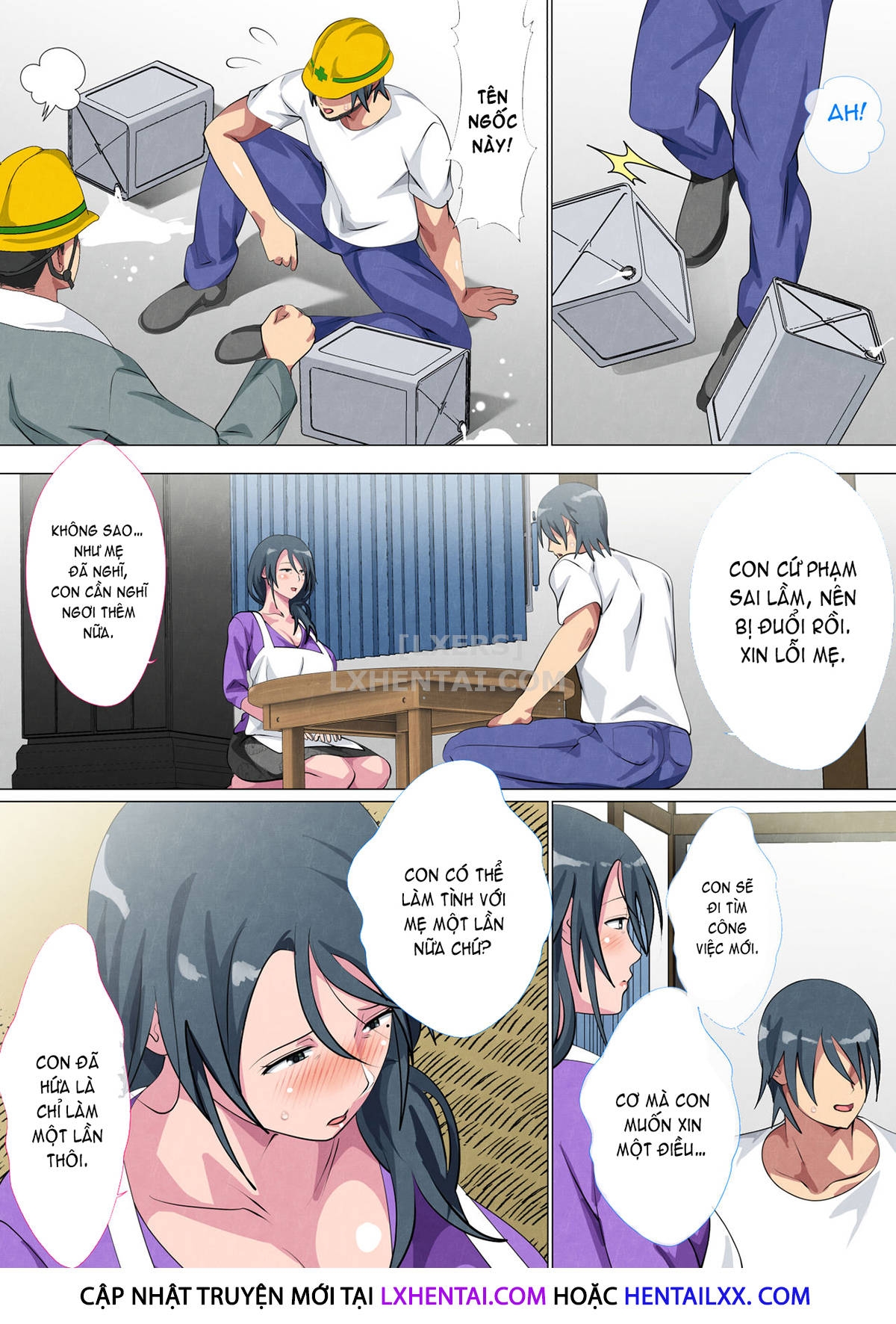 Hình ảnh 1618036452344_0 trong Widowed Mother Sayoko ~Record Of A Copulation Of A Mother And Son Living In A Small Room - Chapter 1 - Hentaimanhwa.net