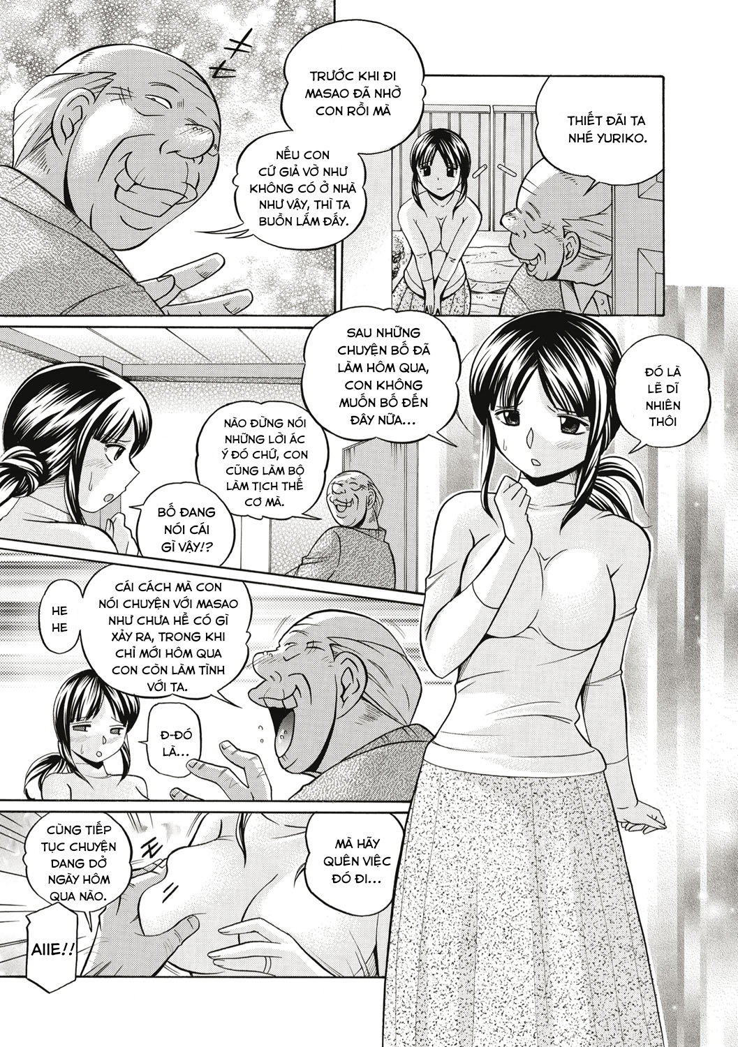 Hình ảnh 1645290524252_0 trong Yuriko And Her Father-In-Law - Chapter 2 - Hentaimanhwa.net