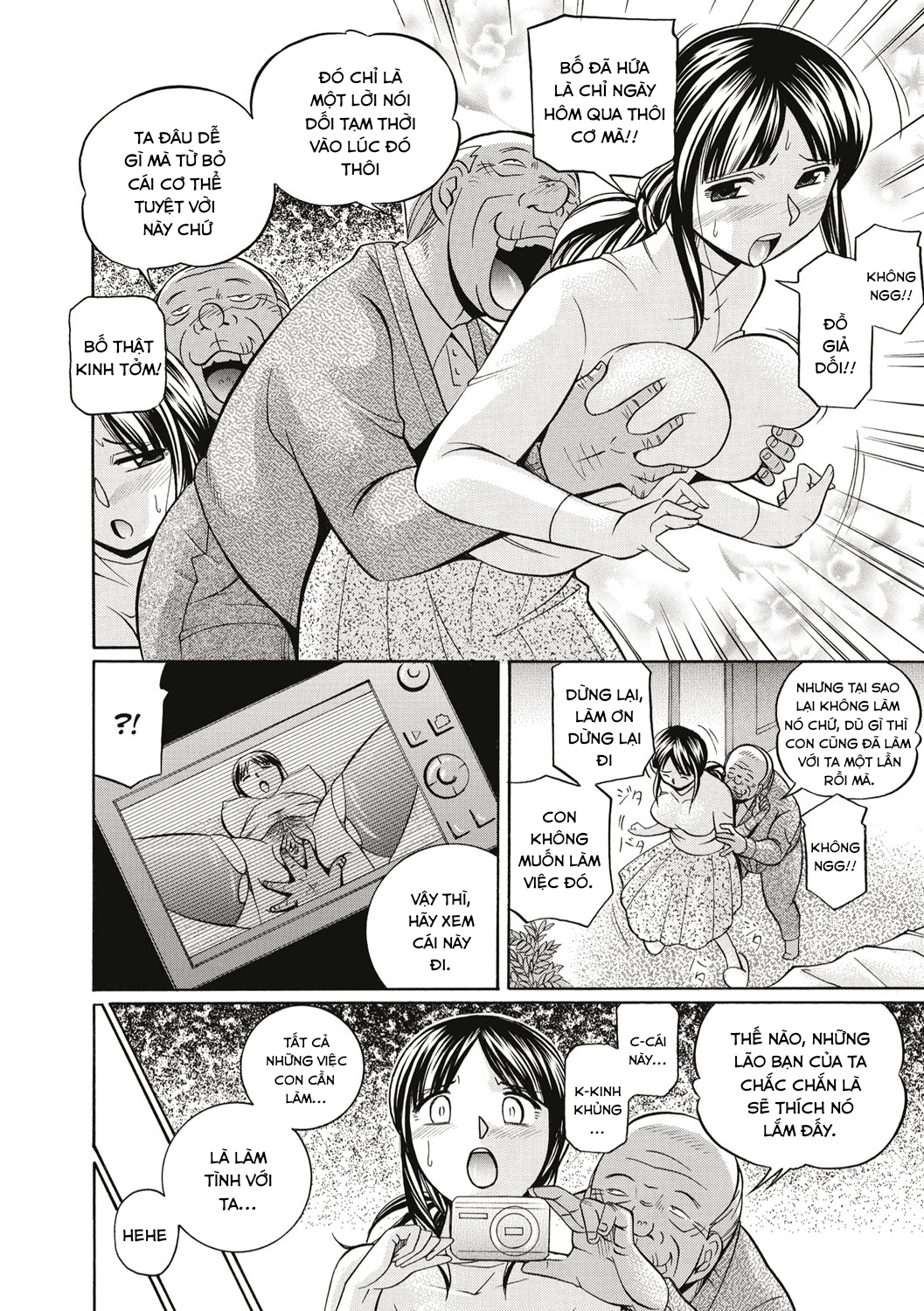 Hình ảnh 1645290526306_0 trong Yuriko And Her Father-In-Law - Chapter 2 - Hentaimanhwa.net